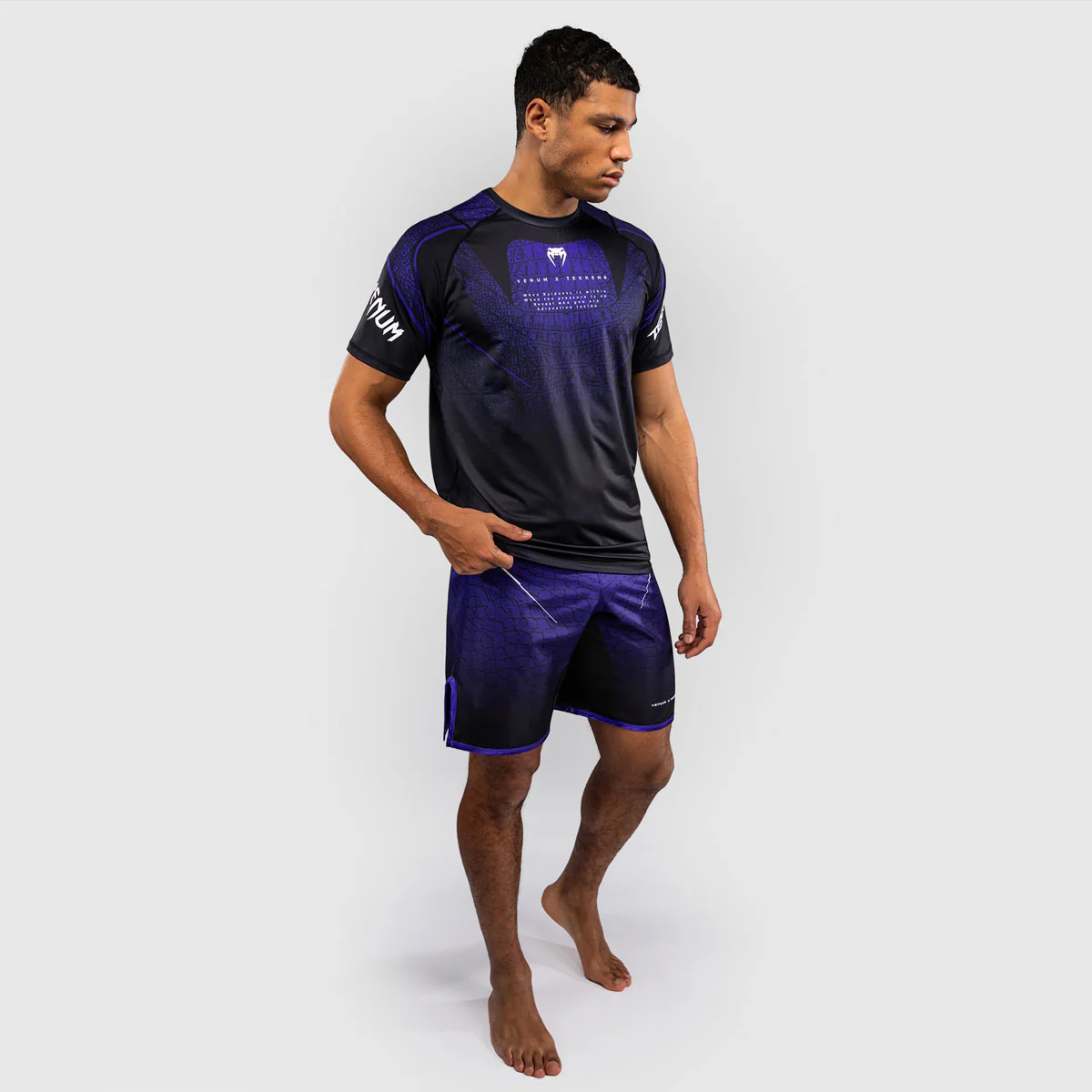 Camiseta Venum Dry Tech Tekken 8 Kazuya Negro-violeta  - Image 3