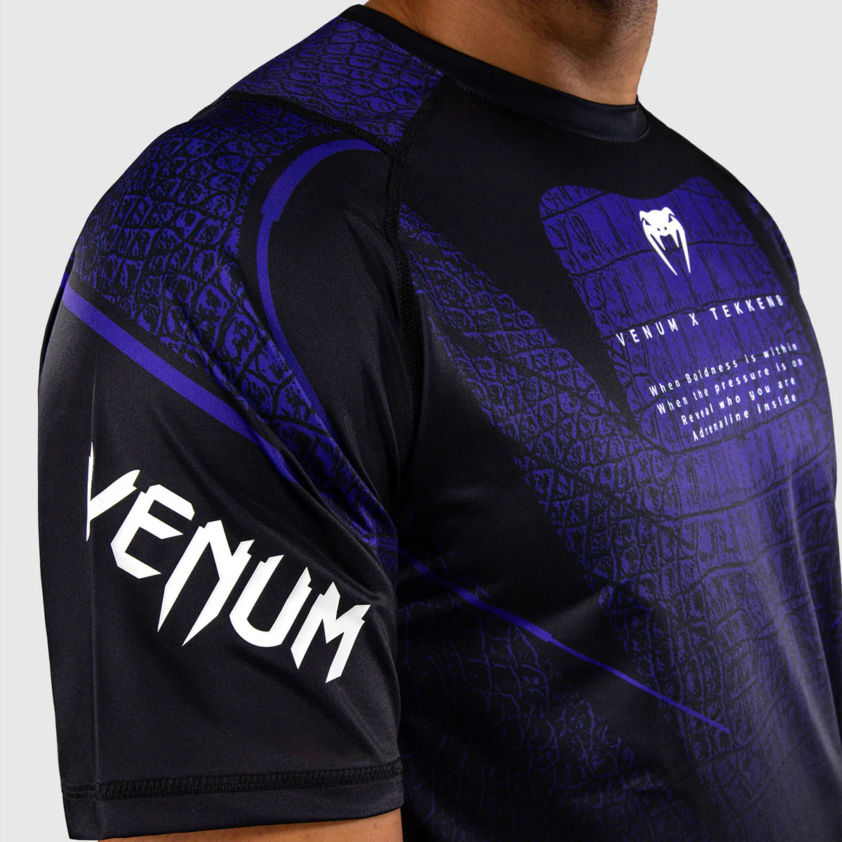 Camiseta Venum Dry Tech Tekken 8 Kazuya Negro-violeta  - Image 7