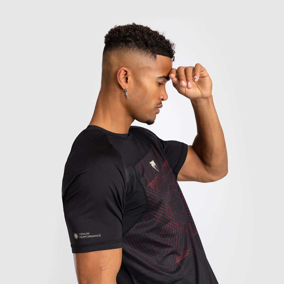 Camiseta Venum G-Fit Air Dry Tech negro rojo  - Image 2
