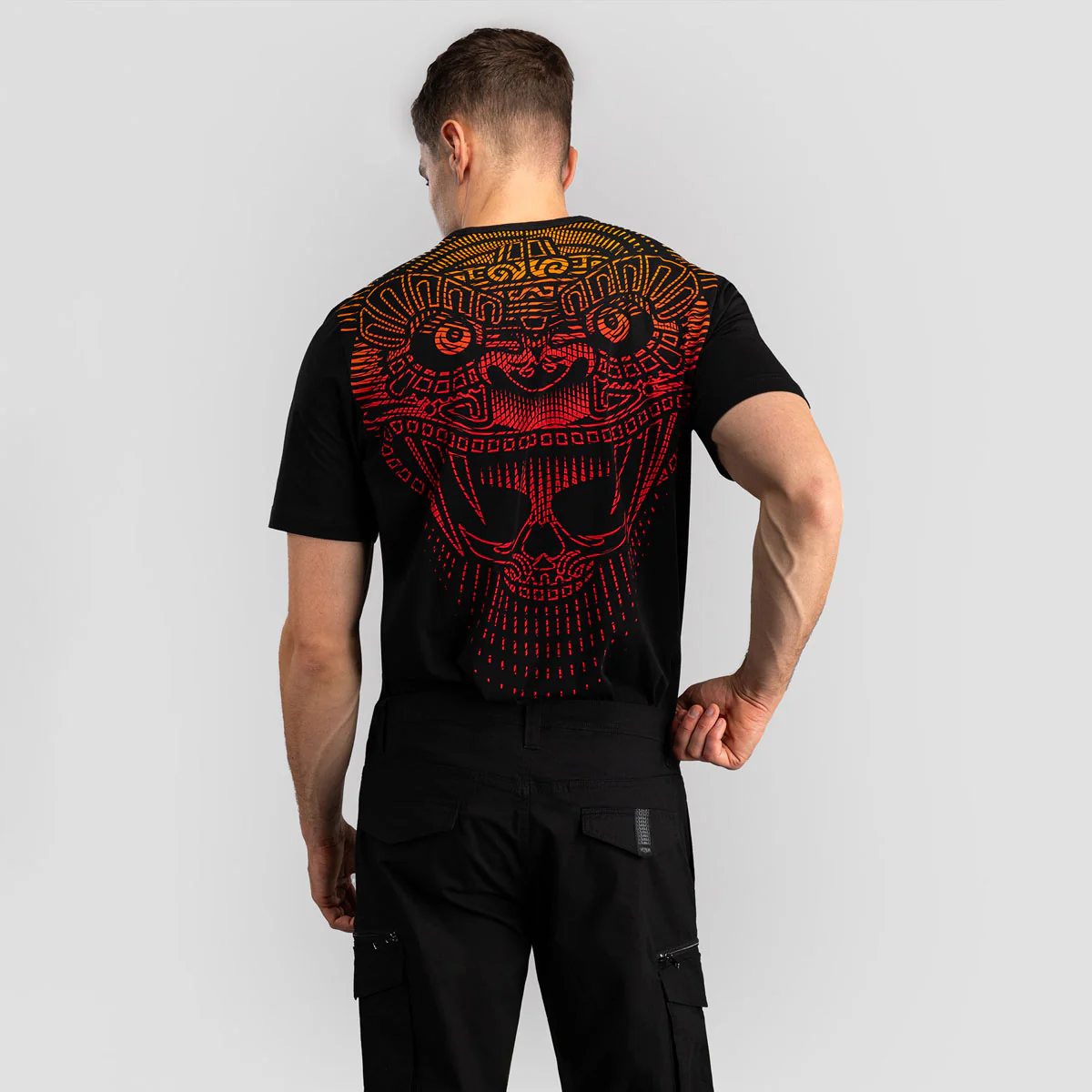 Camiseta Venum Quetzal Fury Negro-rojo 