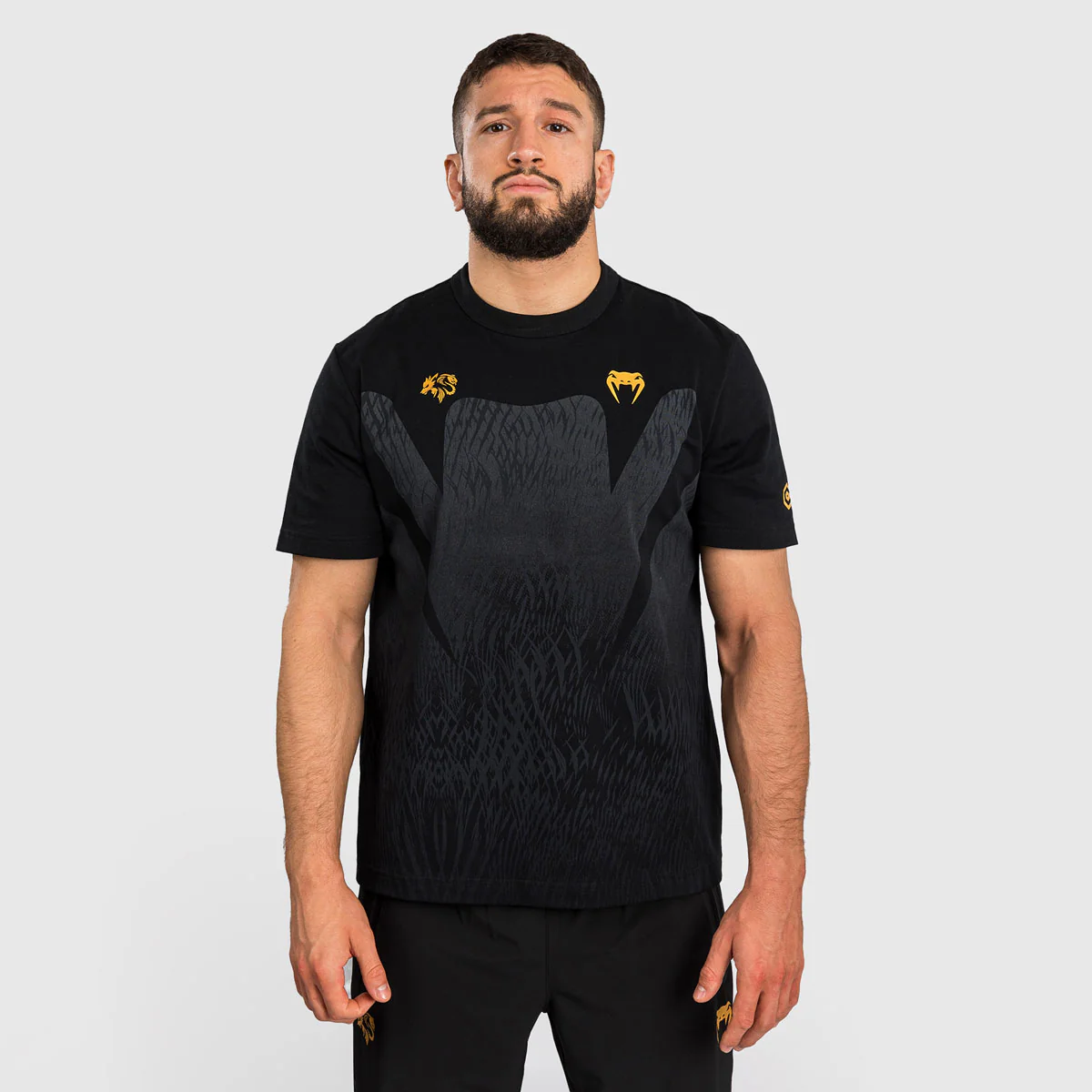 Camiseta Venum x Chimaev Wild Borz Negro 