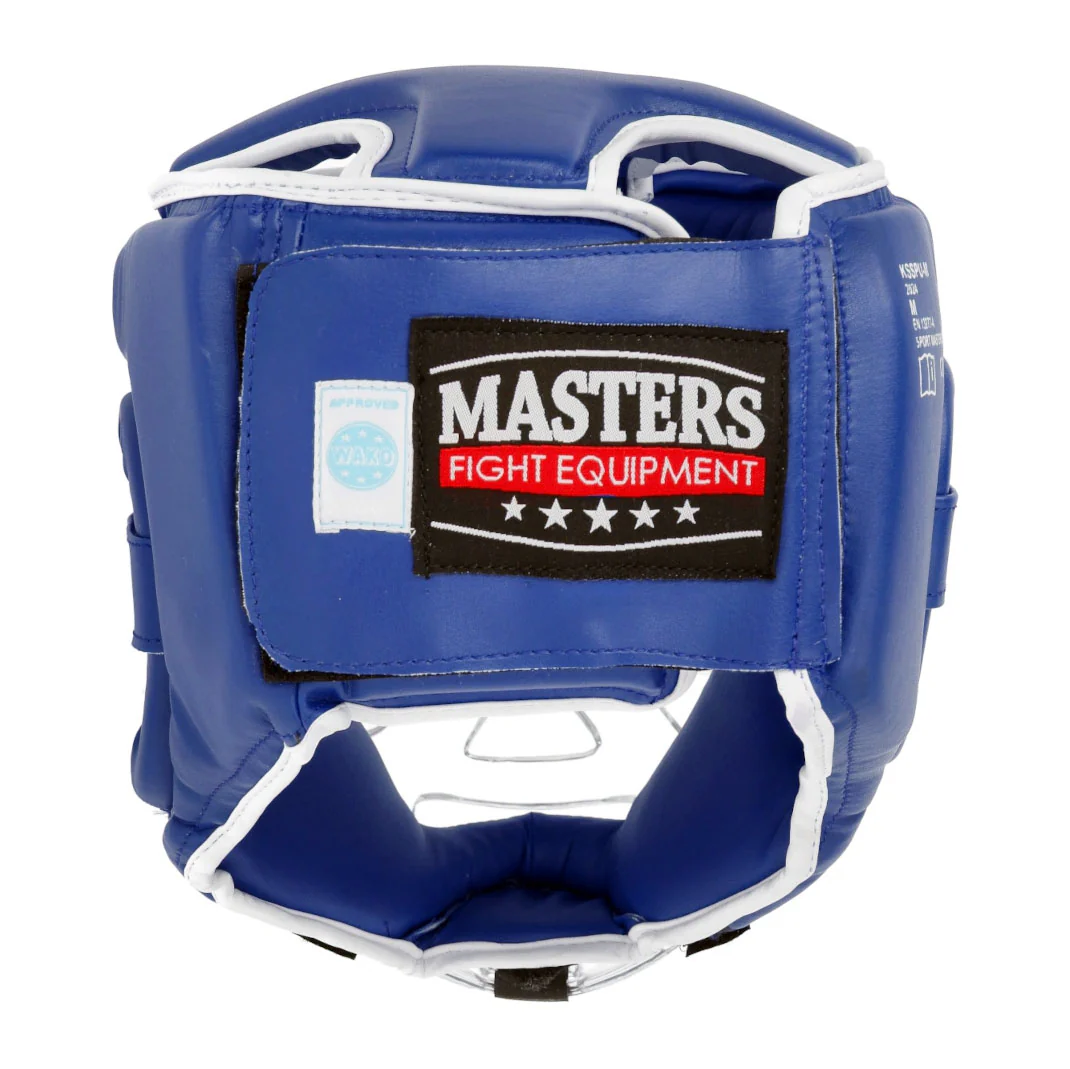 Casco con visera Masters WAKO Azul - Image 4