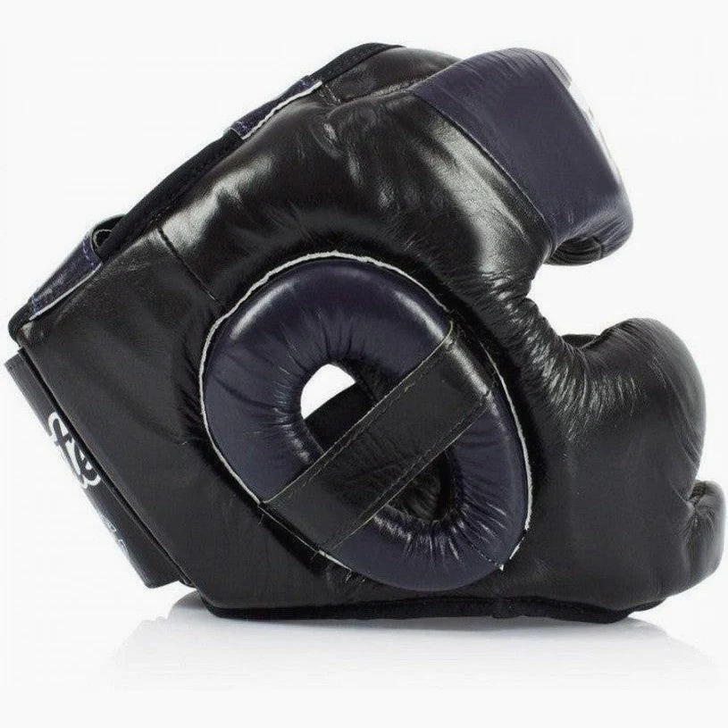 Casco Fairtex Diagonal Vision Sparring HG13 Negro-azul  - Image 3
