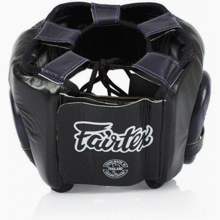 Casco Fairtex Diagonal Vision Sparring HG13 Negro-azul  - Image 4