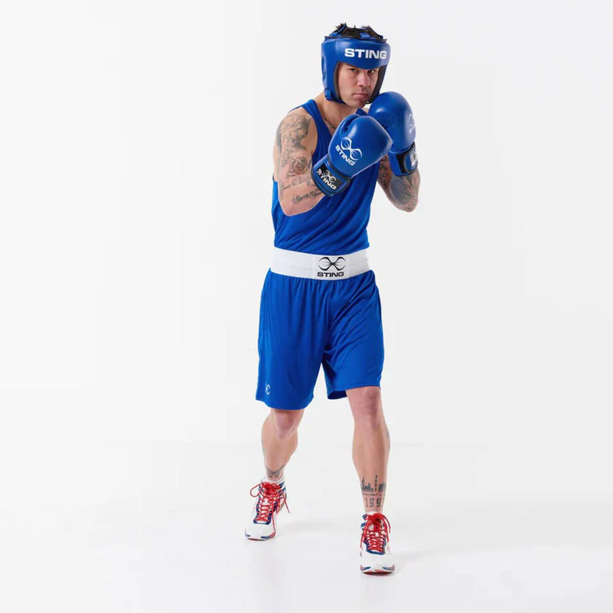 Casco Sting Competition Aprobado World Boxing Azul  - Image 6