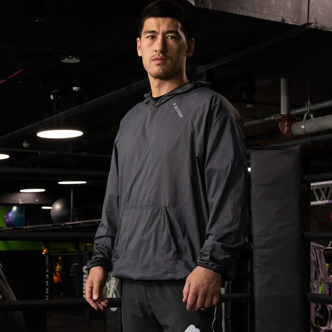 Chaqueta cortavientos Boxraw Genaro Oversize negra - Image 11