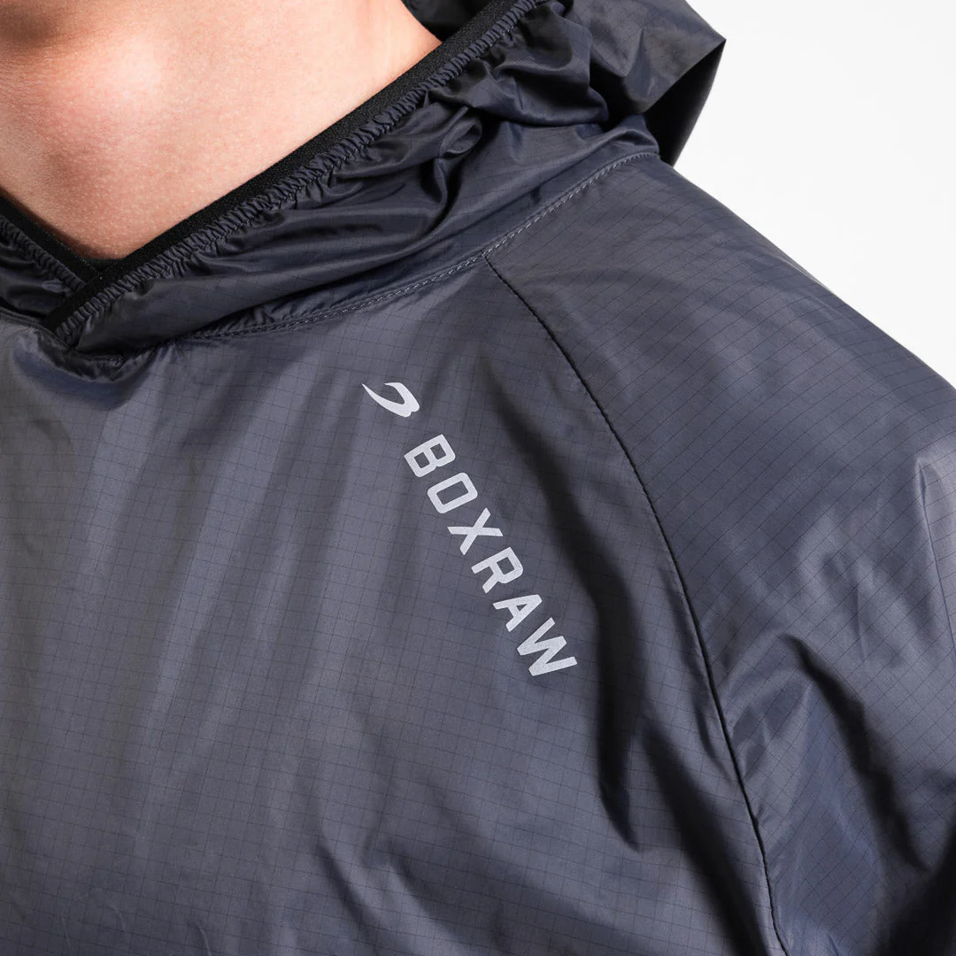 Chaqueta cortavientos Boxraw Genaro Oversize negra - Image 7