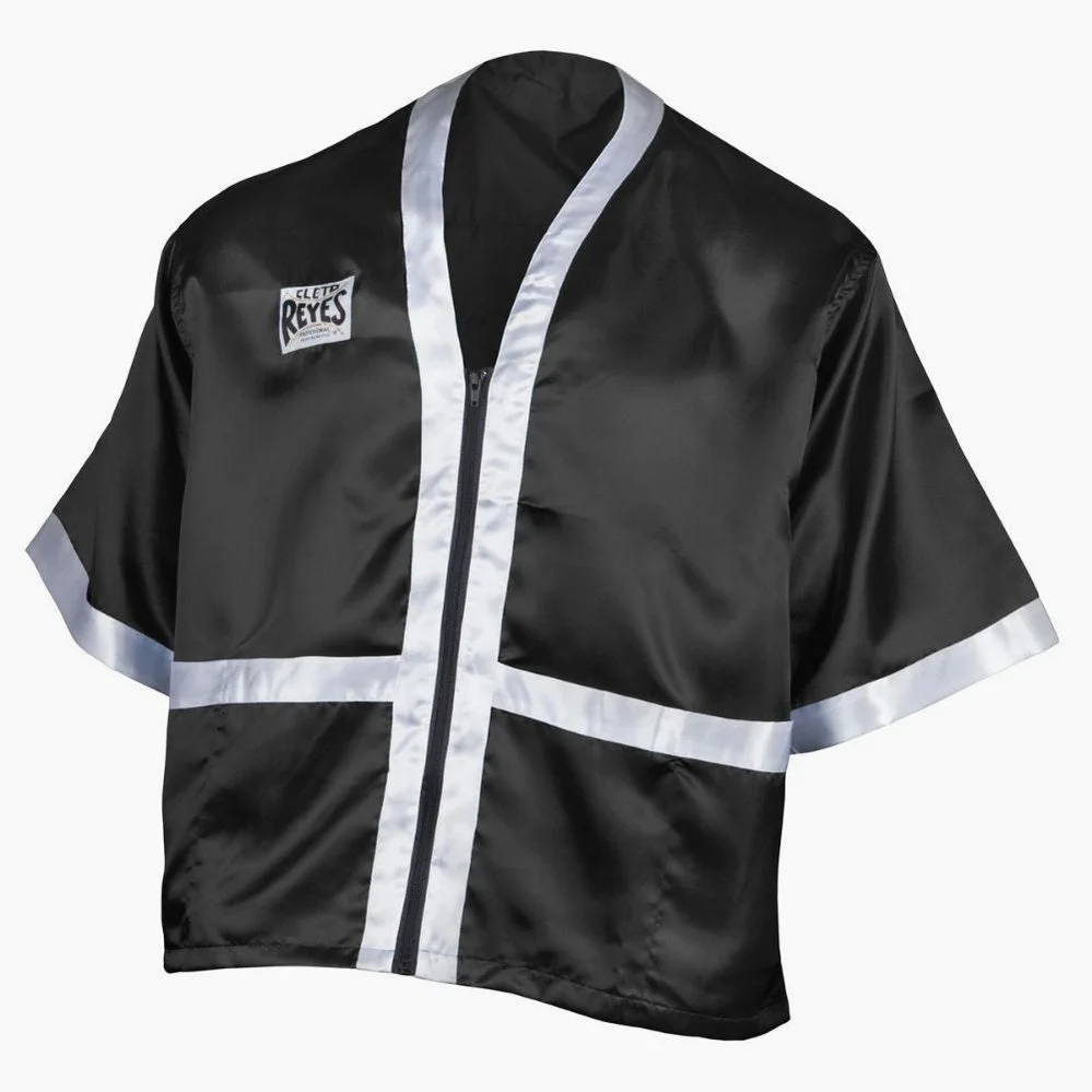 Chaqueta de maestro Cleto Reyes en satén 