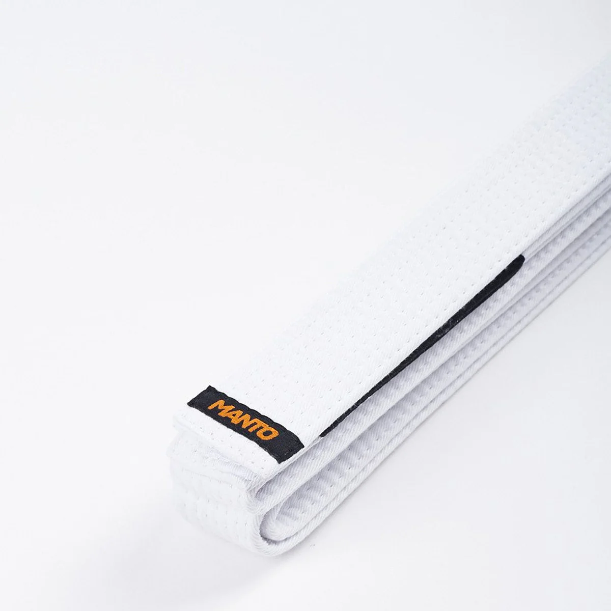 Cinturón BJJ Manto Label Blanco  - Image 2