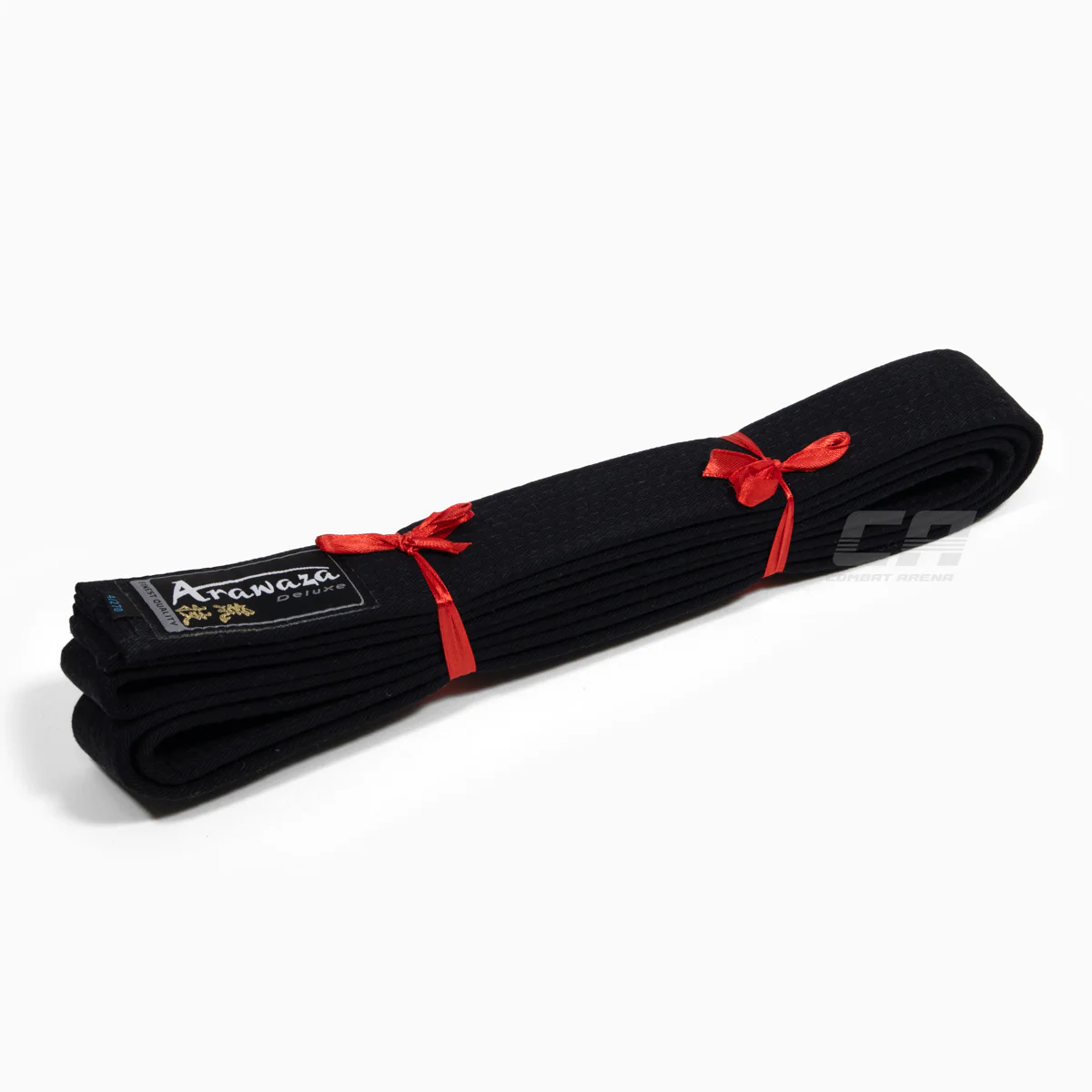 Cinturón negra Arawaza Deluxe algodón 38 mm