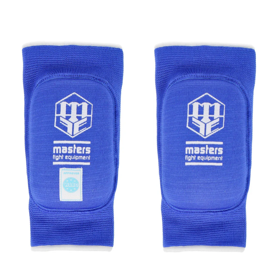 Coderas elásticas reversibles Masters WAKO rojo azul - Image 3