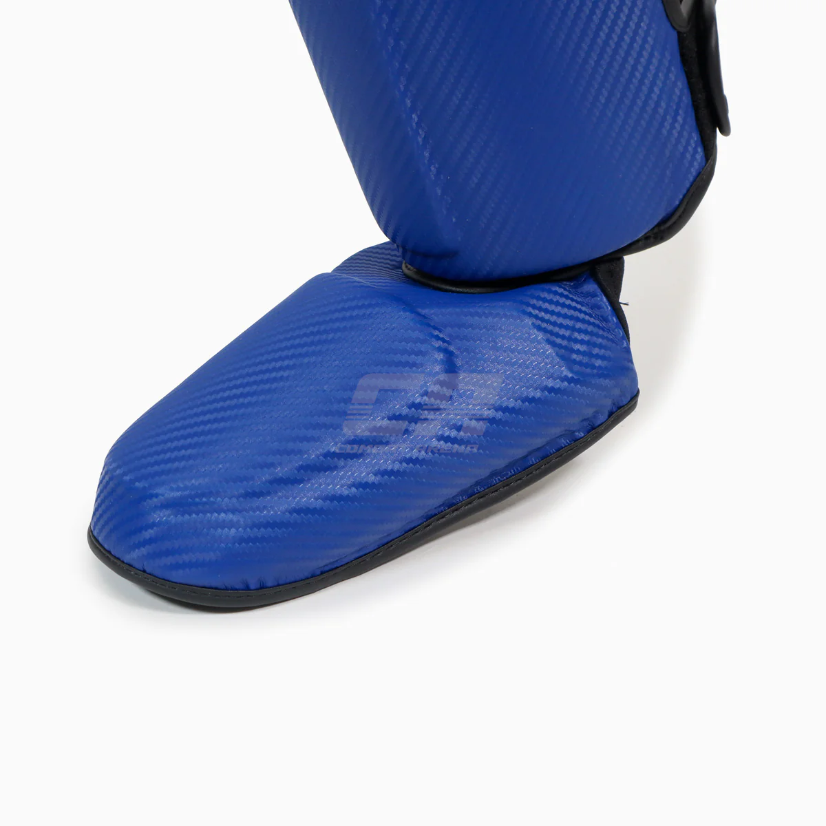 Espinilleras con parapiede Adidas Pro Kickboxing WAKO Azul-blanco  - Image 5