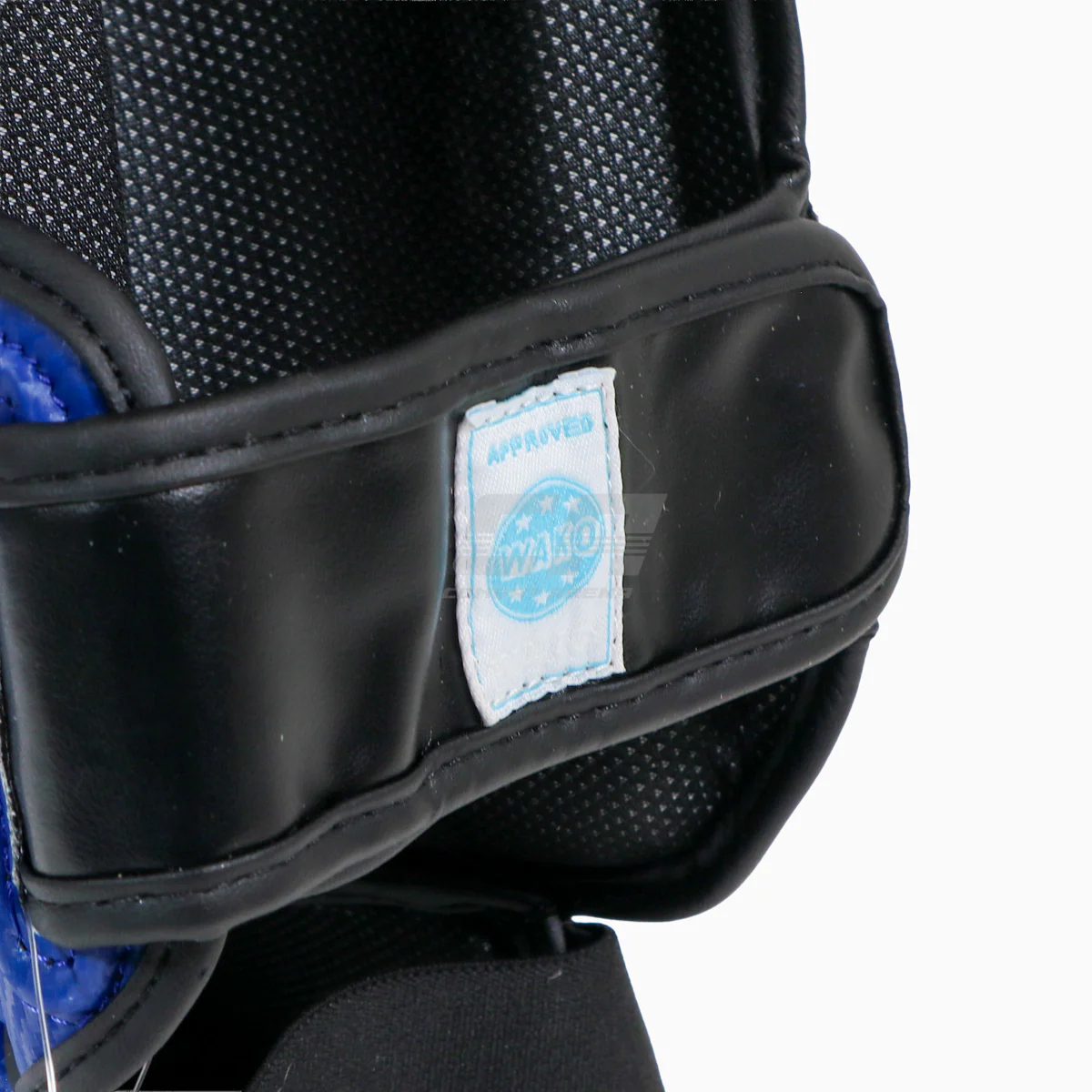 Espinilleras con parapiede Adidas Pro Kickboxing WAKO Azul-blanco  - Image 7