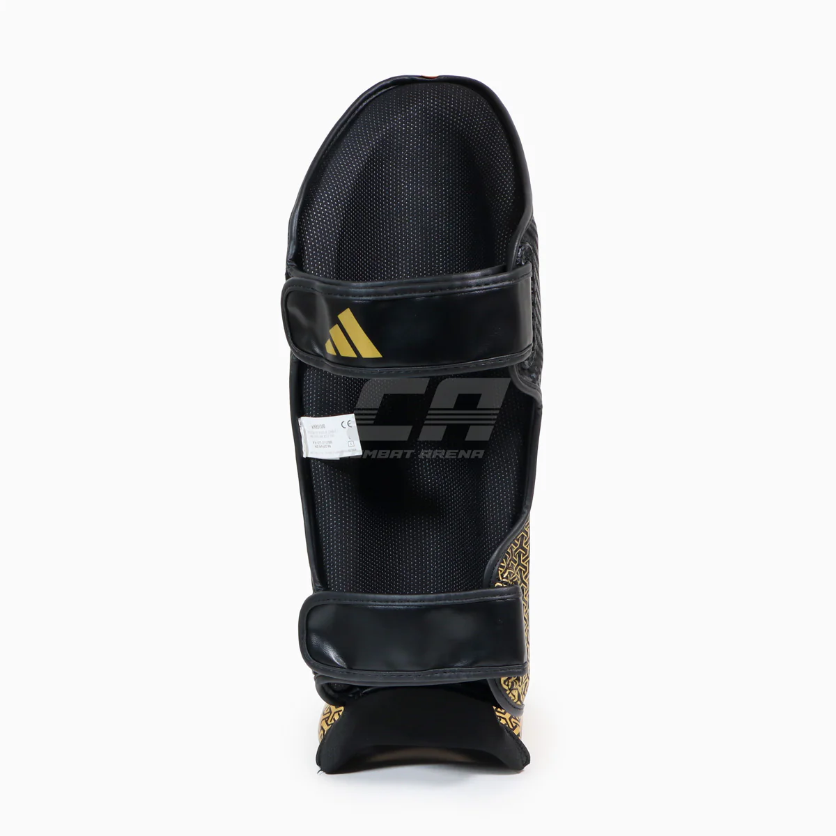 Espinilleras con parapiede Adidas Pro Kickboxing WAKO Negro-oro - Image 2