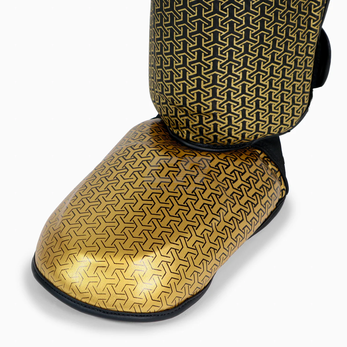 Espinilleras con parapiede Adidas Pro Kickboxing WAKO Negro-oro - Image 6