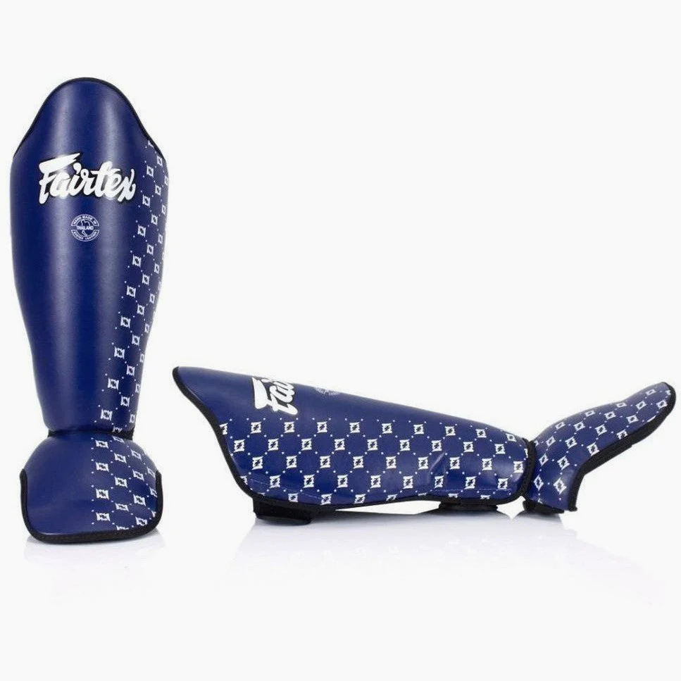 Espinilleras Fairtex Competencia SP5 con parapiés Azul  - Image 2