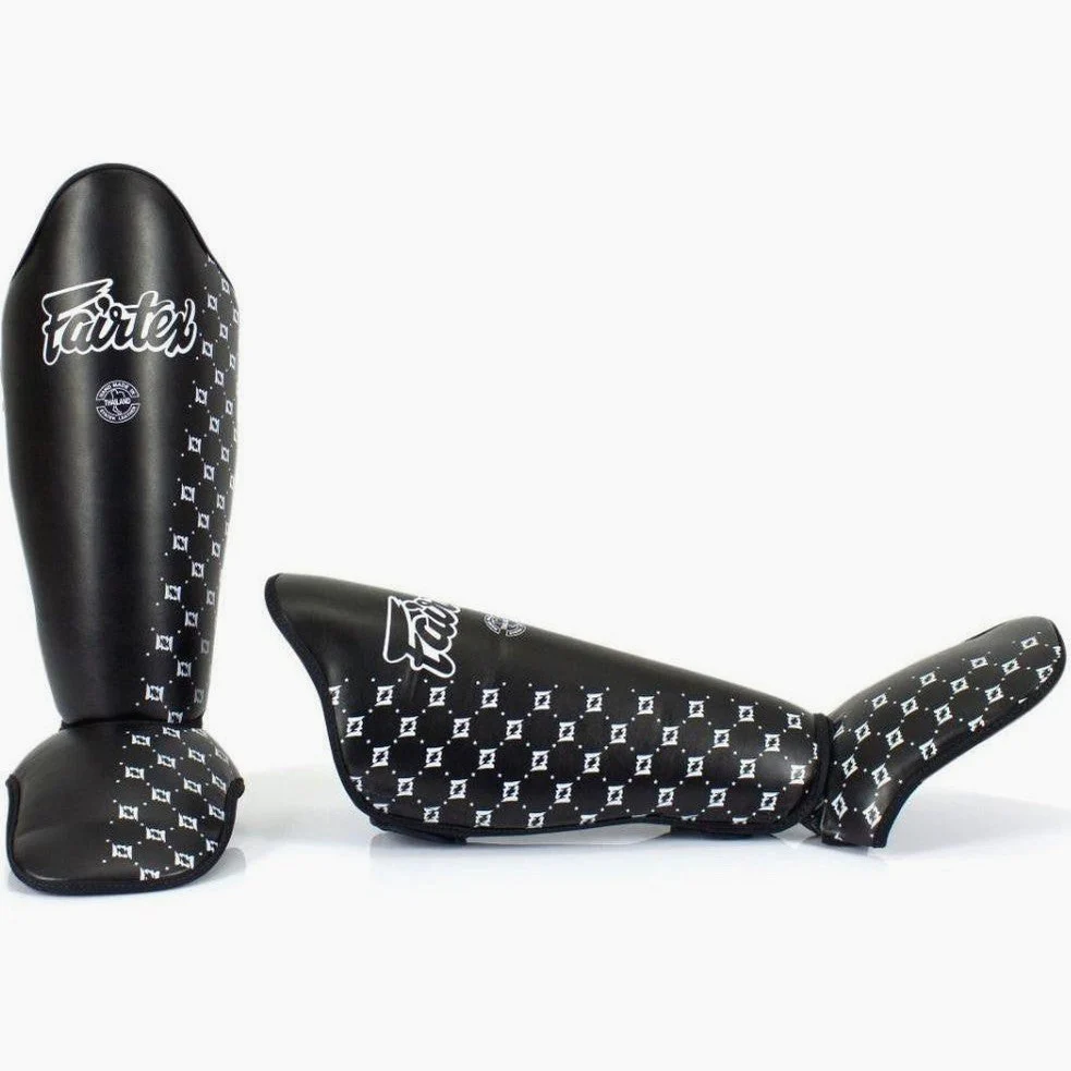 Espinilleras Fairtex Competición SP5 con parapiés Negro  - Image 2