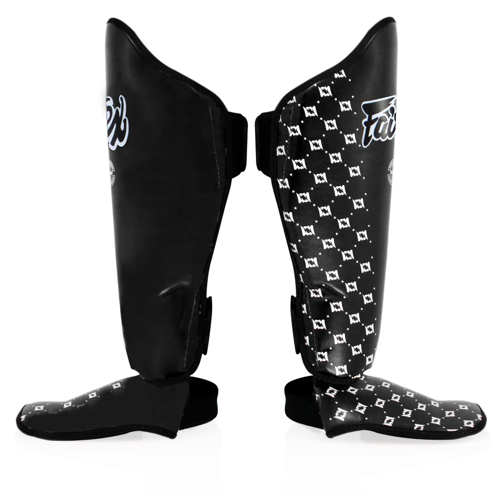 Espinilleras Fairtex Competición SP5 con parapiés Negro  - Image 3
