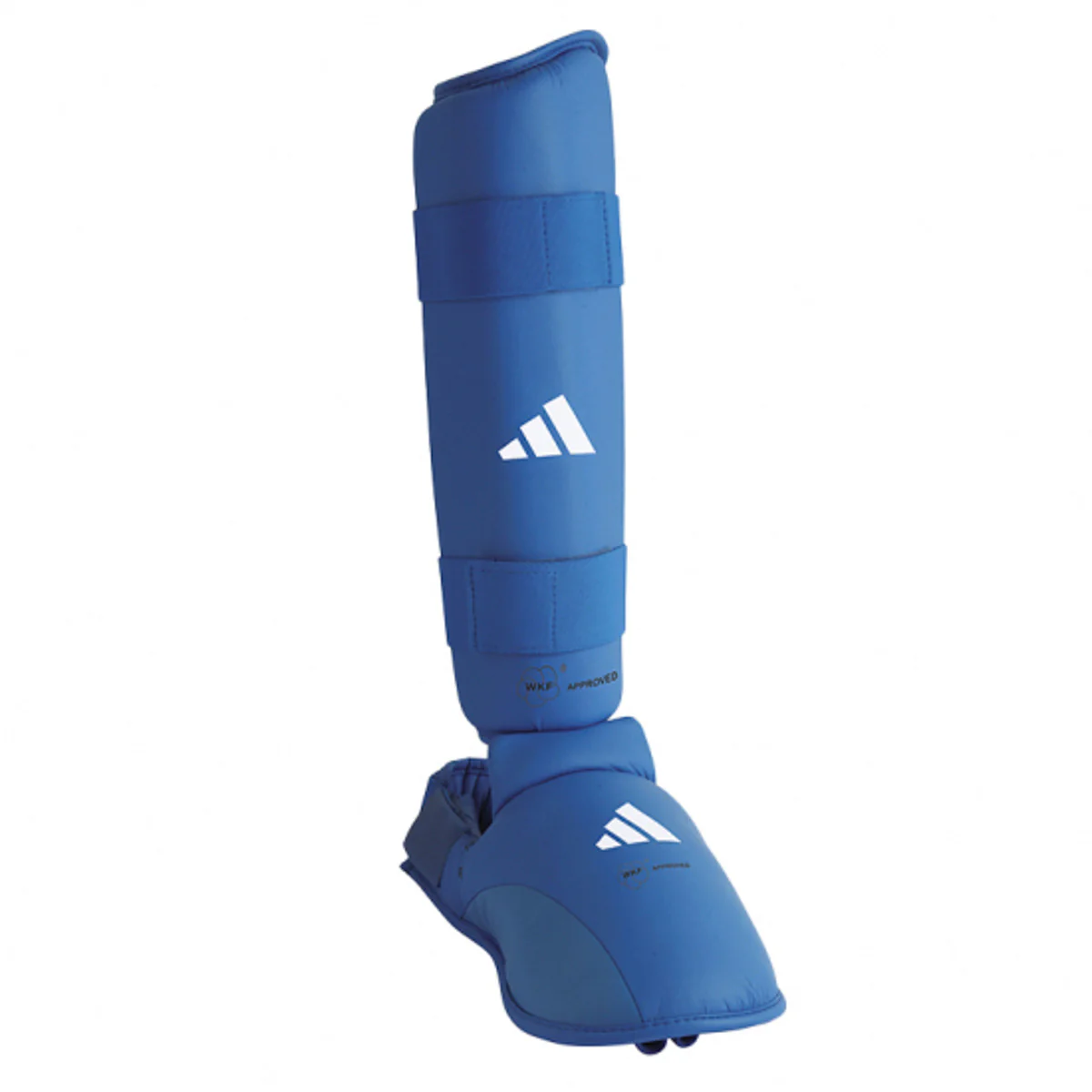 Espinilleras y Parapiedi Adidas Rojo y Azul Homologados WKF - Image 5