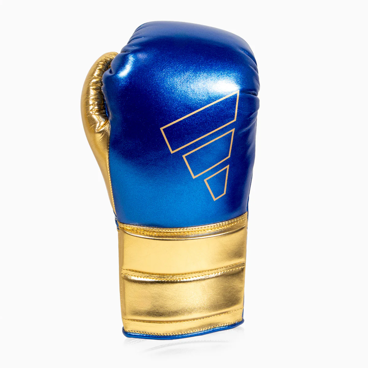 Guantes de boxeo Adidas Hybrid 500 Pro con Cordones Azul-oro  - Image 5