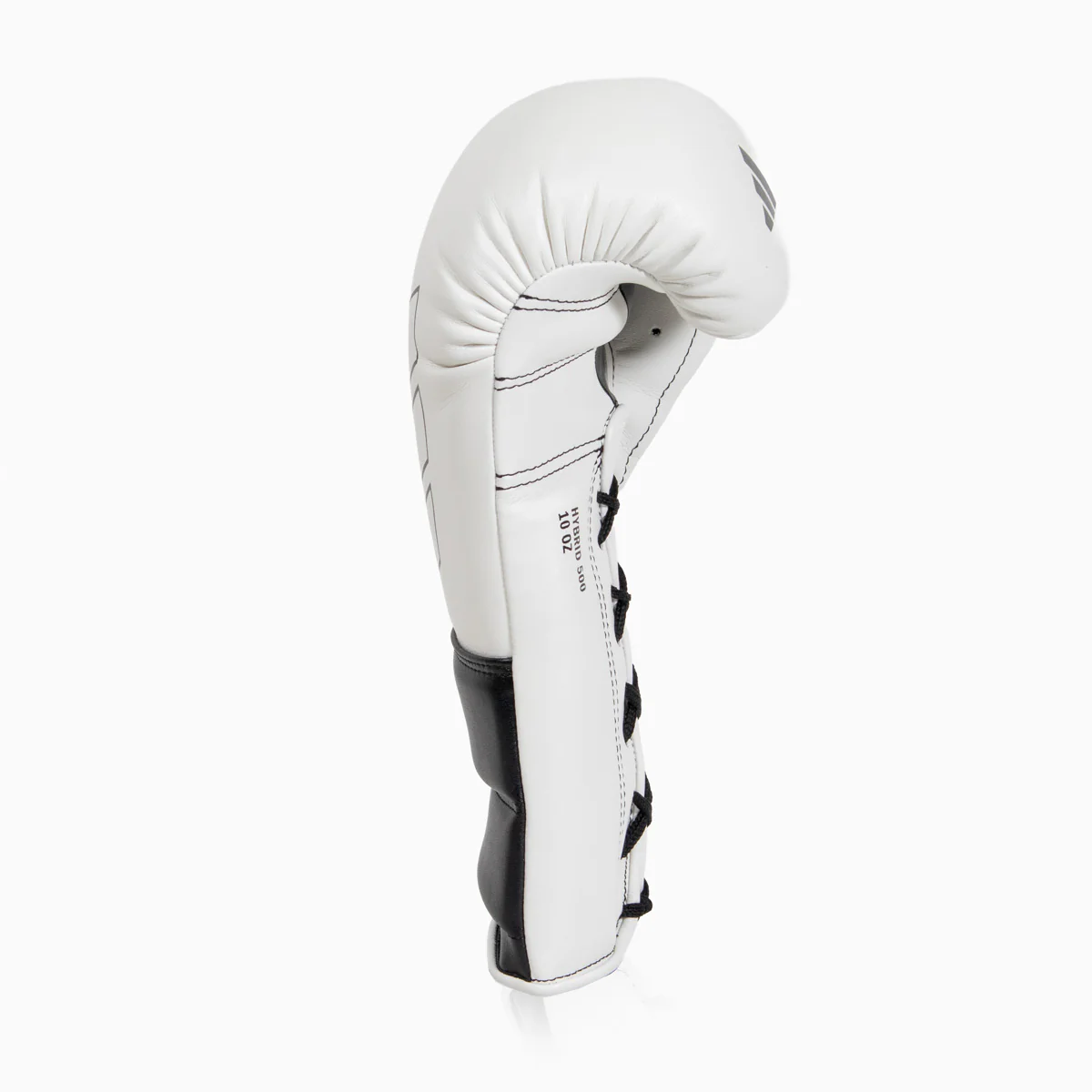 Guantes de boxeo Adidas Hybrid 500 Pro con Cordones Blanco-negro  - Image 2
