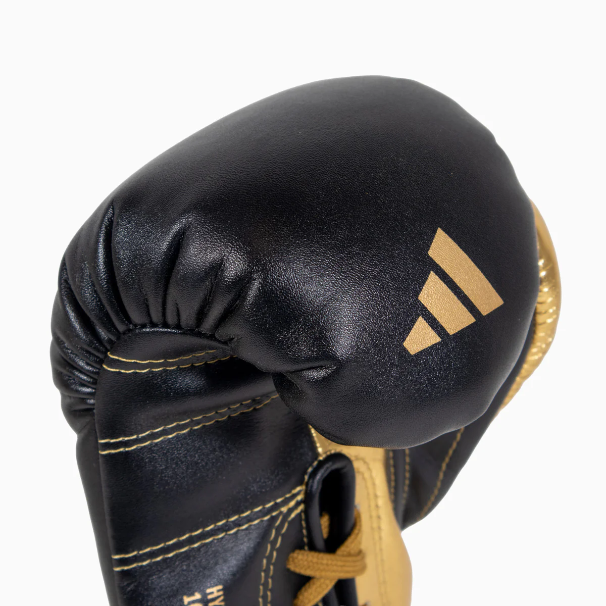 Guantes de boxeo Adidas Hybrid 500 Pro con Cordones Negro-oro  - Image 6