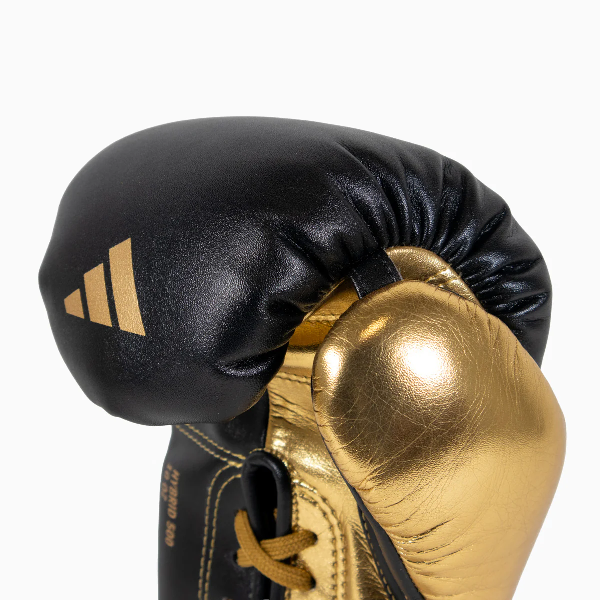 Guantes de boxeo Adidas Hybrid 500 Pro con Cordones Negro-oro  - Image 7