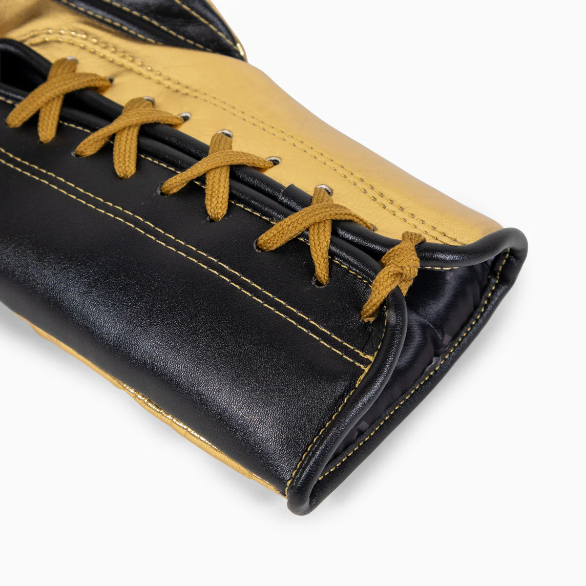 Guantes de boxeo Adidas Hybrid 500 Pro con Cordones Negro-oro  - Image 9