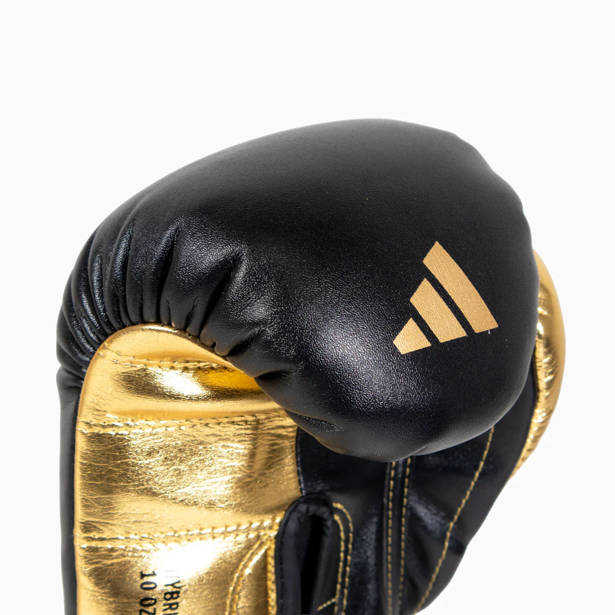 Guantes de boxeo Adidas Hybrid 500 Pro con Velcro Negro-oro  - Image 9