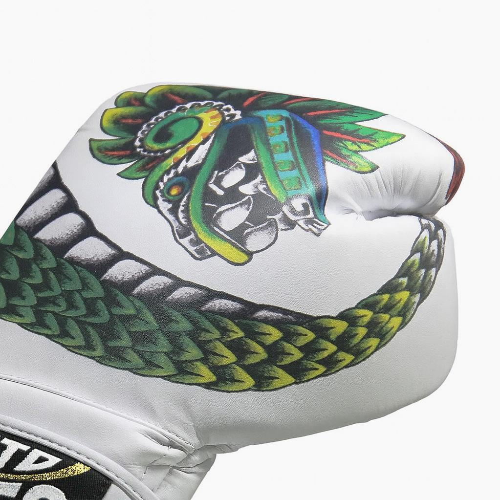 Guantes de boxeo Cleto Reyes Fiber Quetzalcoatl Prison Art  - Image 4
