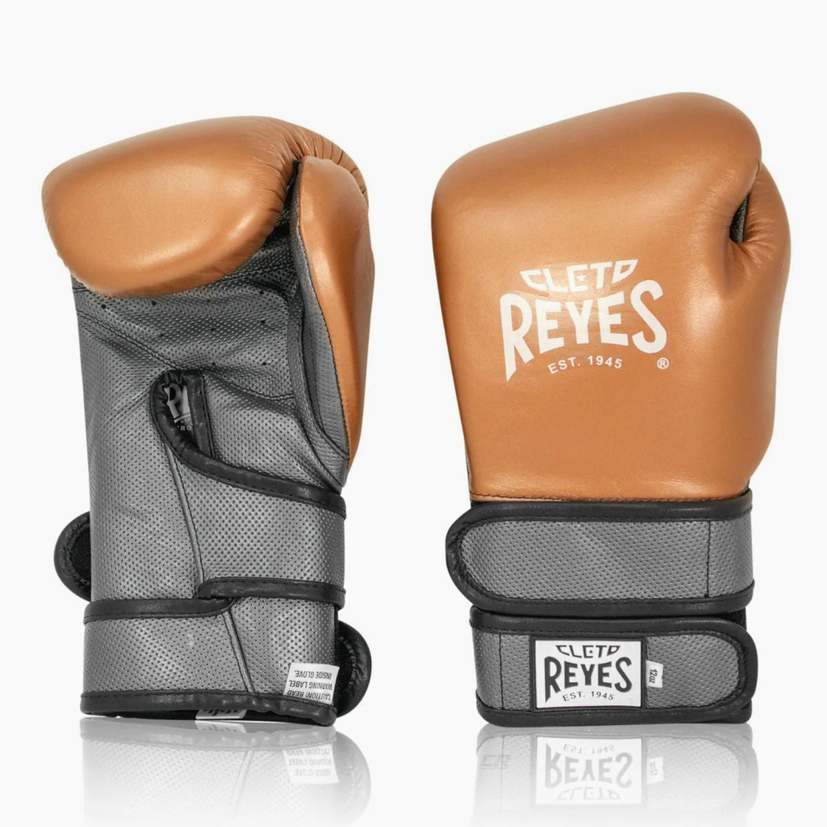 Guantes de boxeo Cleto Reyes Hero Double Loop CE5 Bronce - Image 2