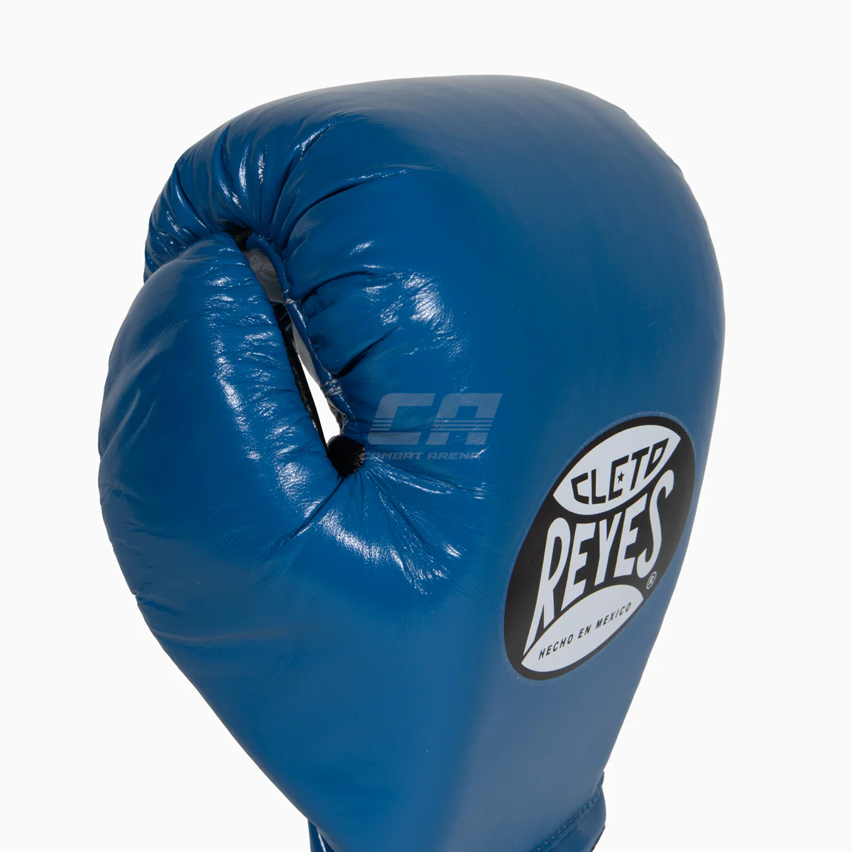 Guantes de boxeo Cleto Reyes Profesional CB2 Azul-negro con cordones  - Image 5