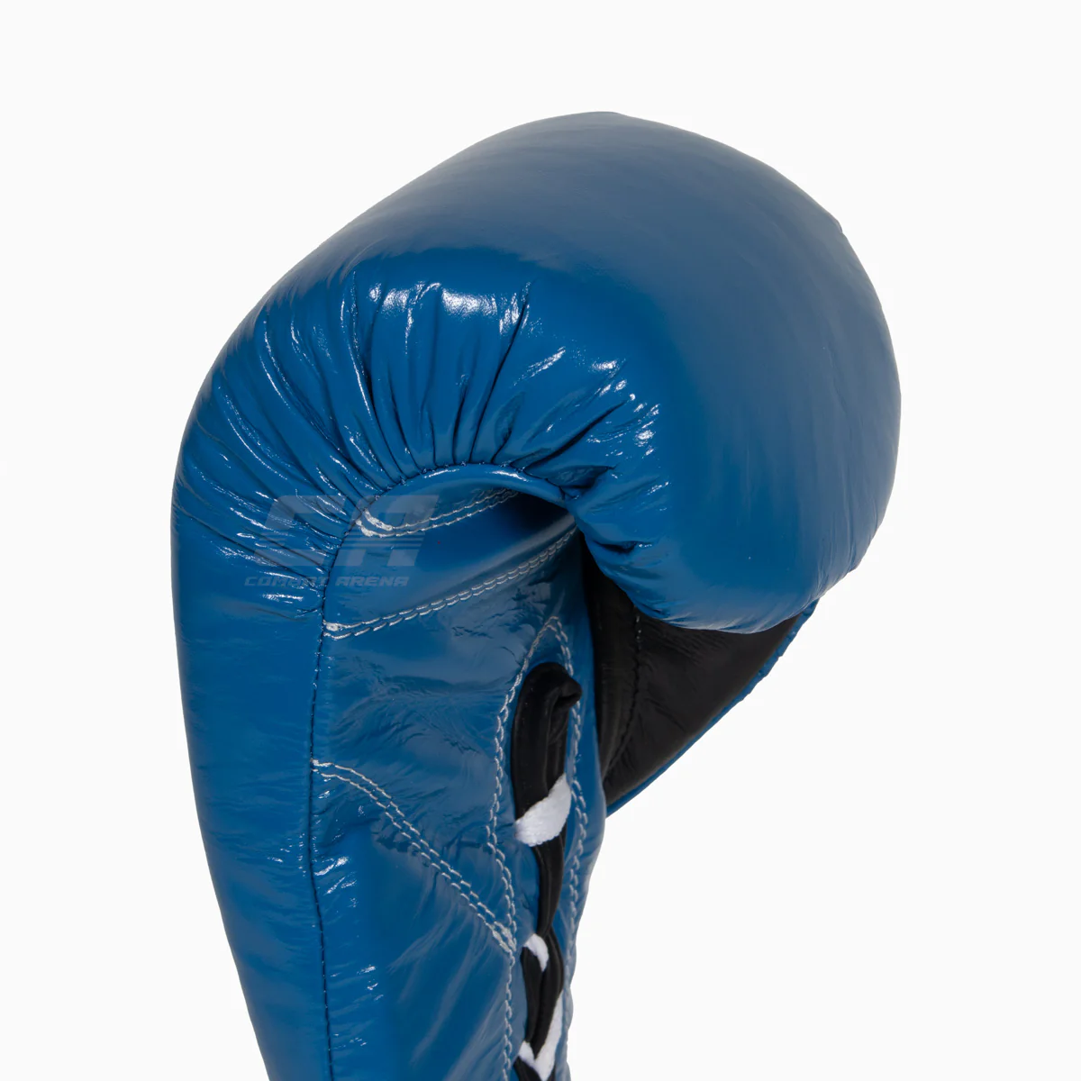 Guantes de boxeo Cleto Reyes Profesional CB2 Azul-negro con cordones  - Image 6