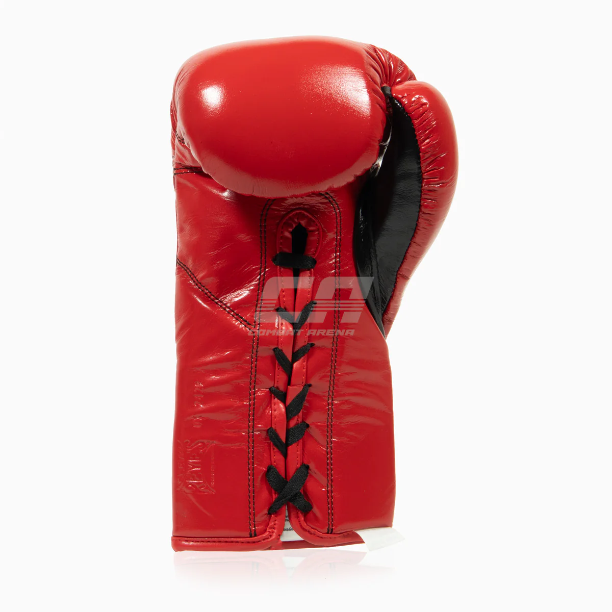 Guantes de boxeo Cleto Reyes Profesional CB2 Rojo-Negro con cordones  - Image 3