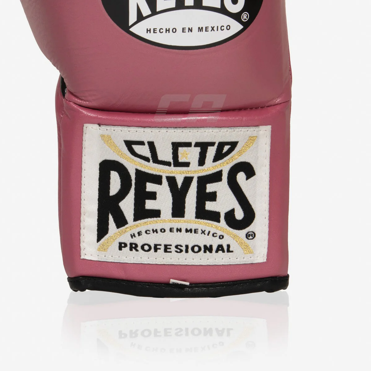 Guantes de boxeo Cleto Reyes Profesional CB2 Rosa-negro con cordones  - Image 5