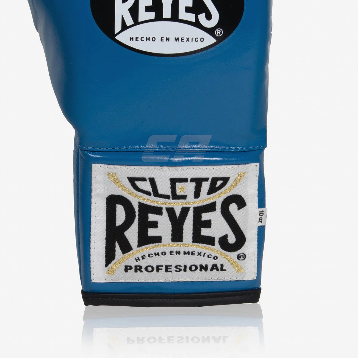 Guantes de boxeo Cleto Reyes Safetec CB4 Azul-negro con cordones  - Image 10