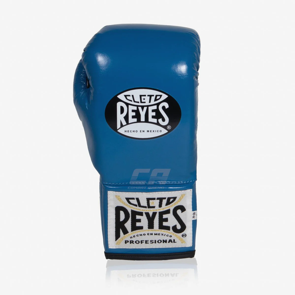 Guantes de boxeo Cleto Reyes Safetec CB4 Azul-negro con cordones  - Image 2