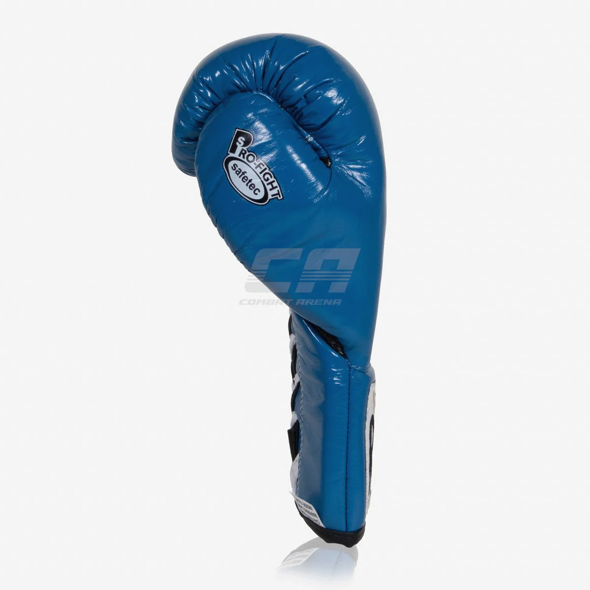 Guantes de boxeo Cleto Reyes Safetec CB4 Azul-negro con cordones  - Image 3