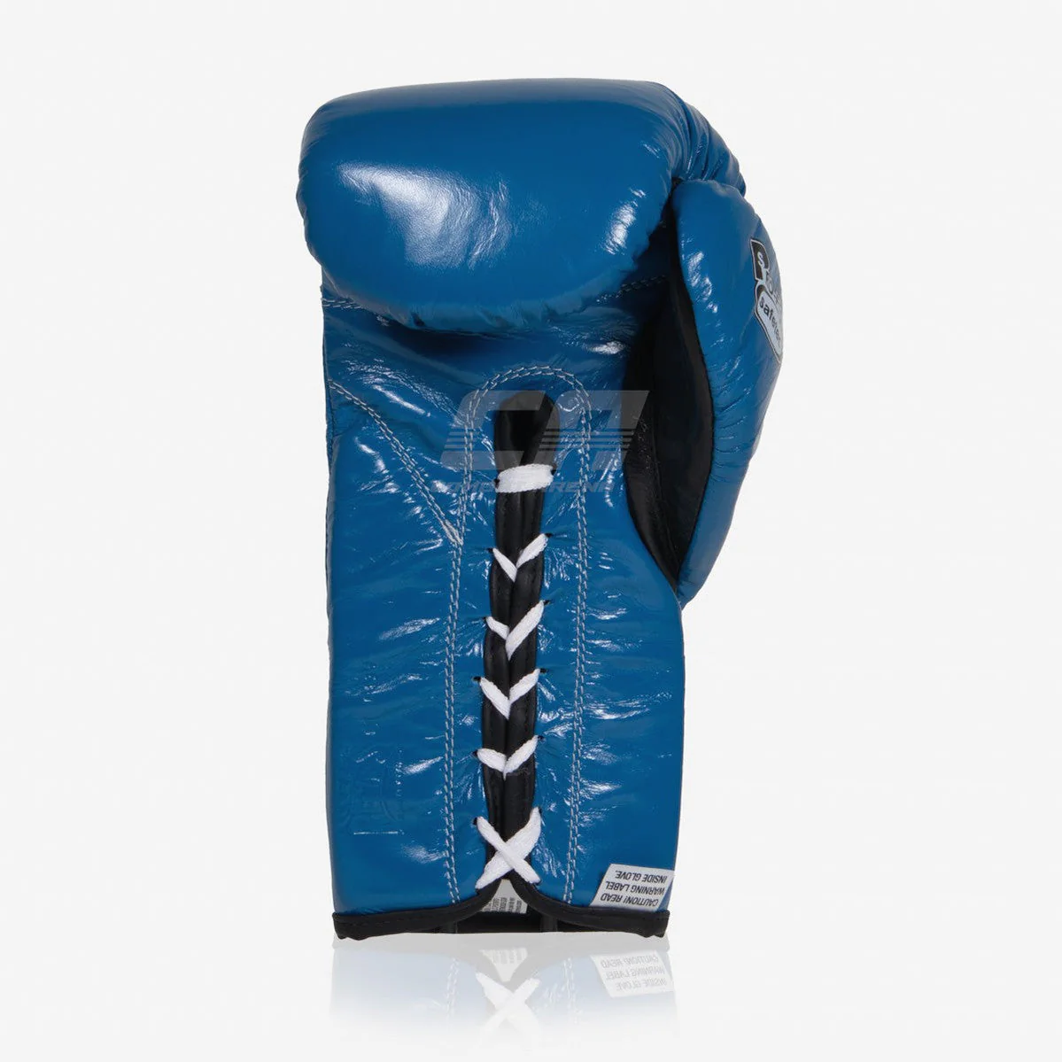 Guantes de boxeo Cleto Reyes Safetec CB4 Azul-negro con cordones  - Image 4