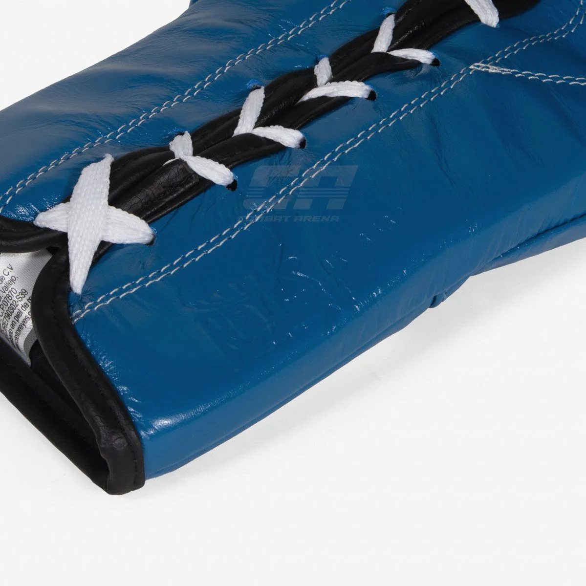 Guantes de boxeo Cleto Reyes Safetec CB4 Azul-negro con cordones  - Image 9