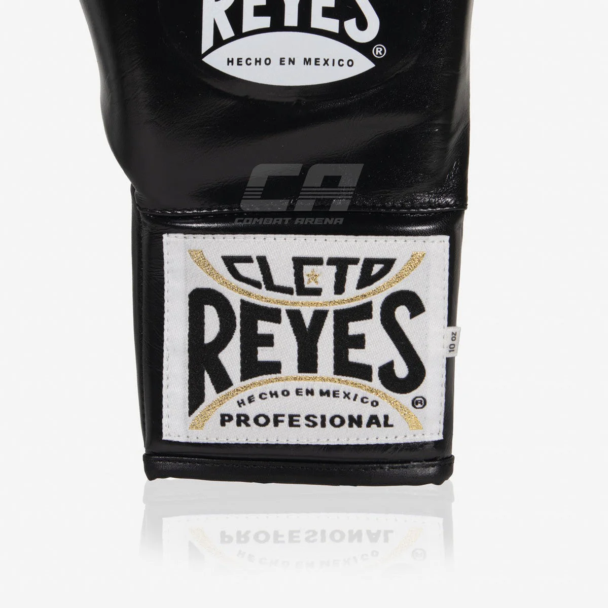 Guantes de boxeo Cleto Reyes Safetec CB4 Negro-plata con cordones  - Image 5