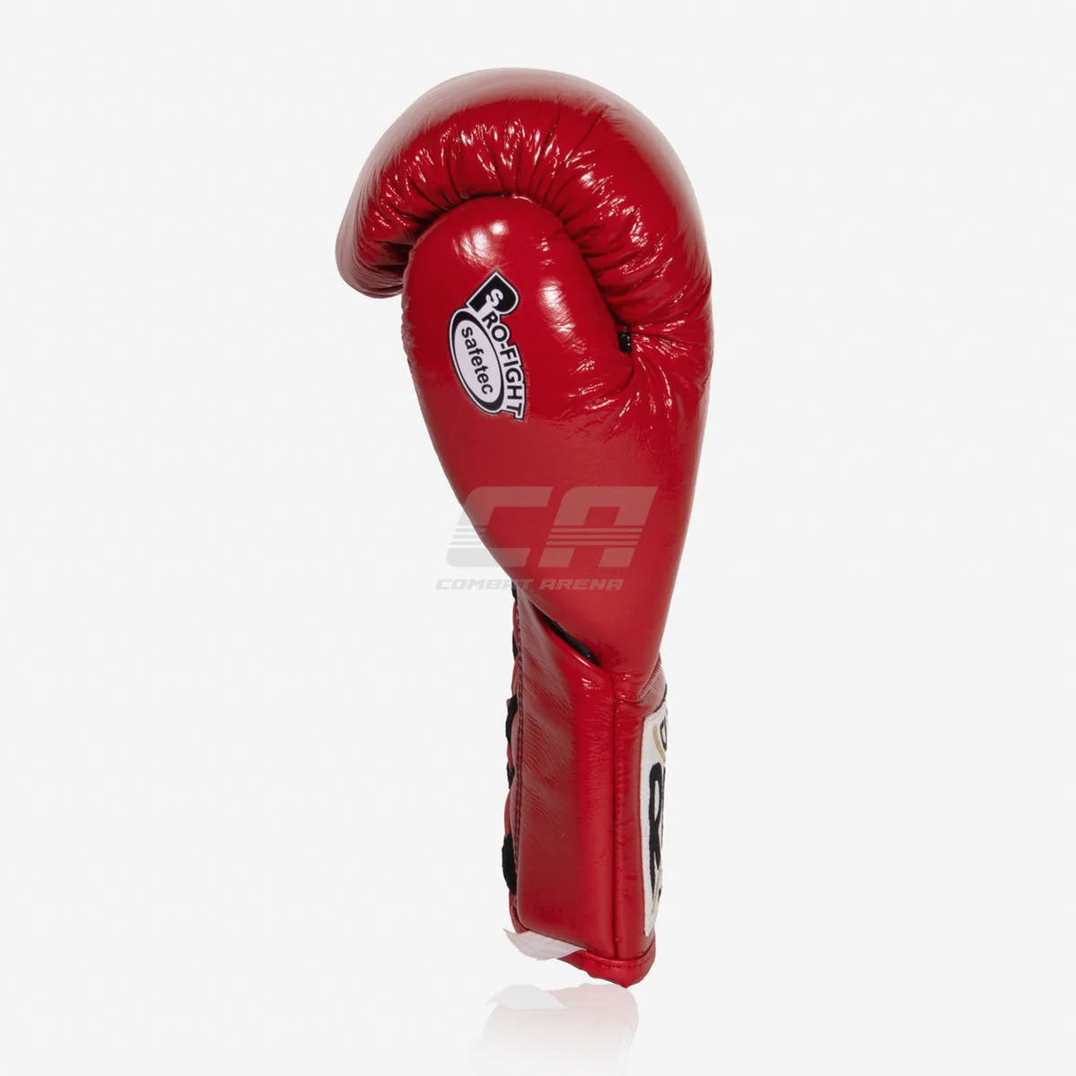 Guantes de boxeo Cleto Reyes Safetec CB4 Rojo-negro con cordones  - Image 2