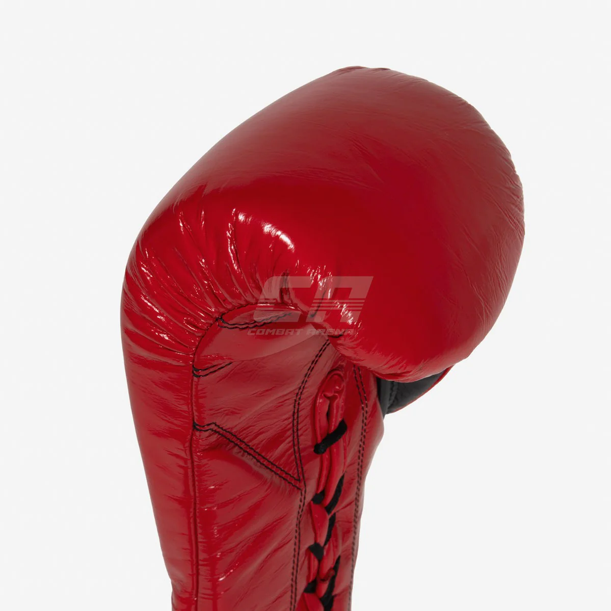 Guantes de boxeo Cleto Reyes Safetec CB4 Rojo-negro con cordones  - Image 5