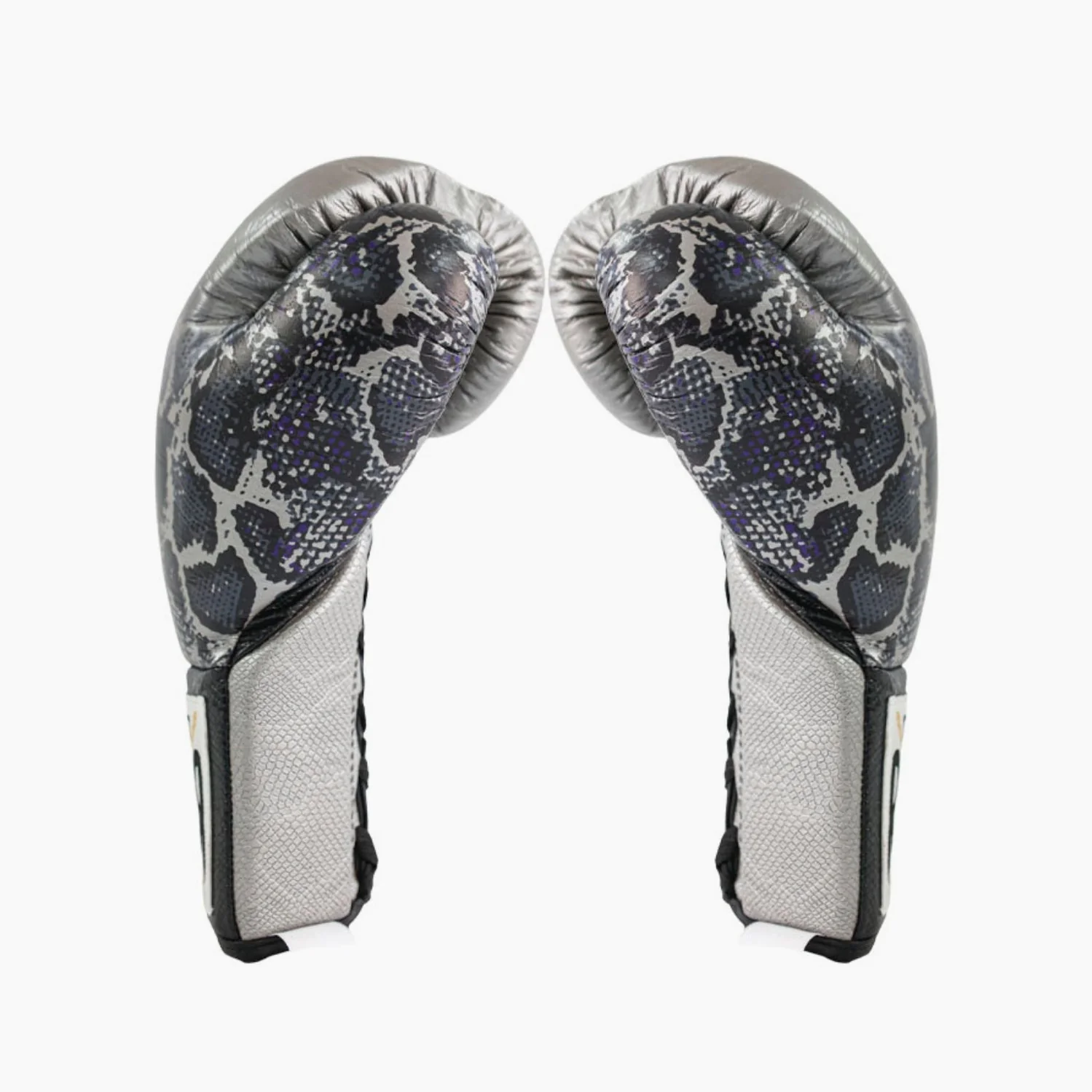 Guantes de boxeo Cleto Reyes Profesional CB2 Steel Snake con cordones - Image 3