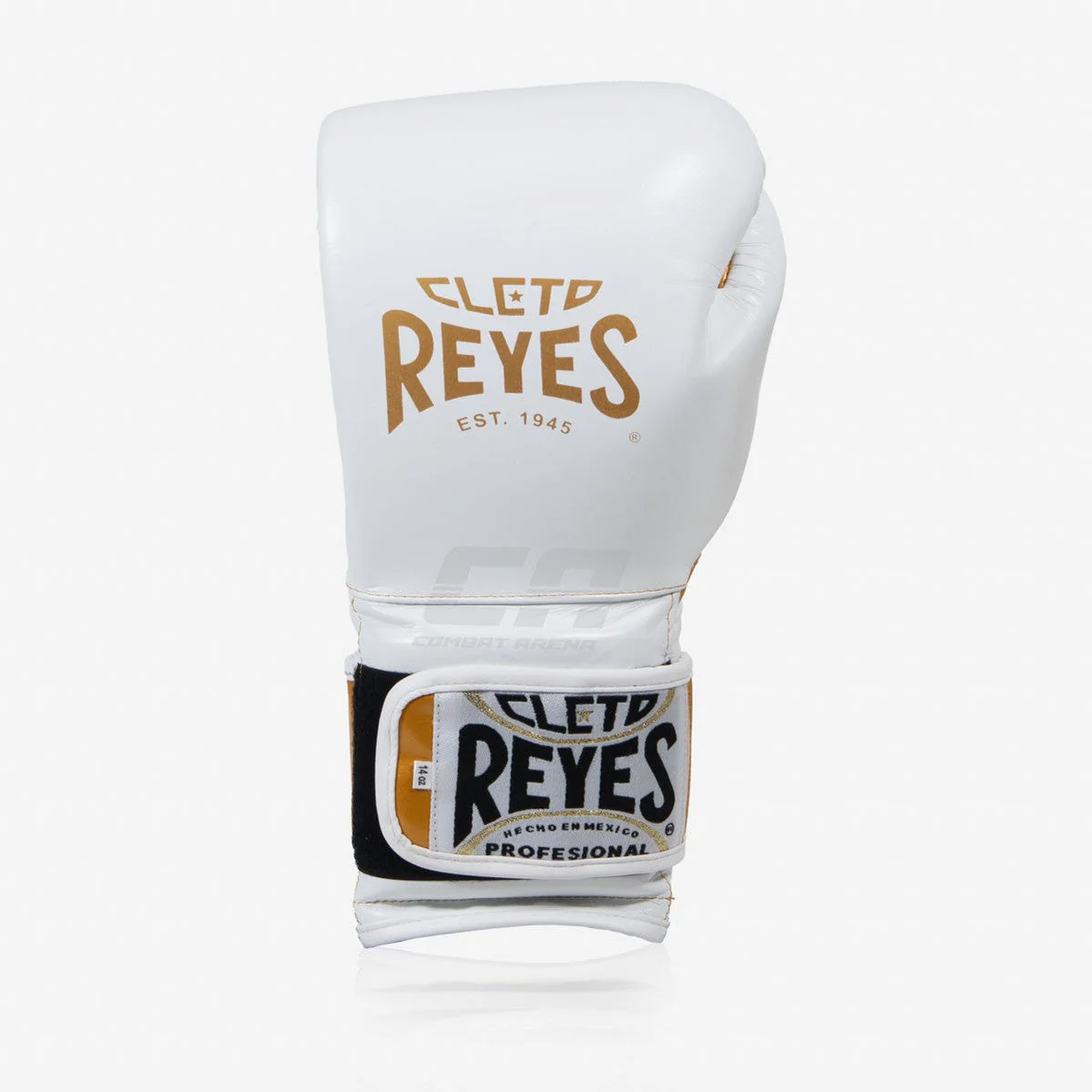 Guantes de boxeo Cleto Reyes Sparring CE6 Blanco-oro Edición Especial - Image 2