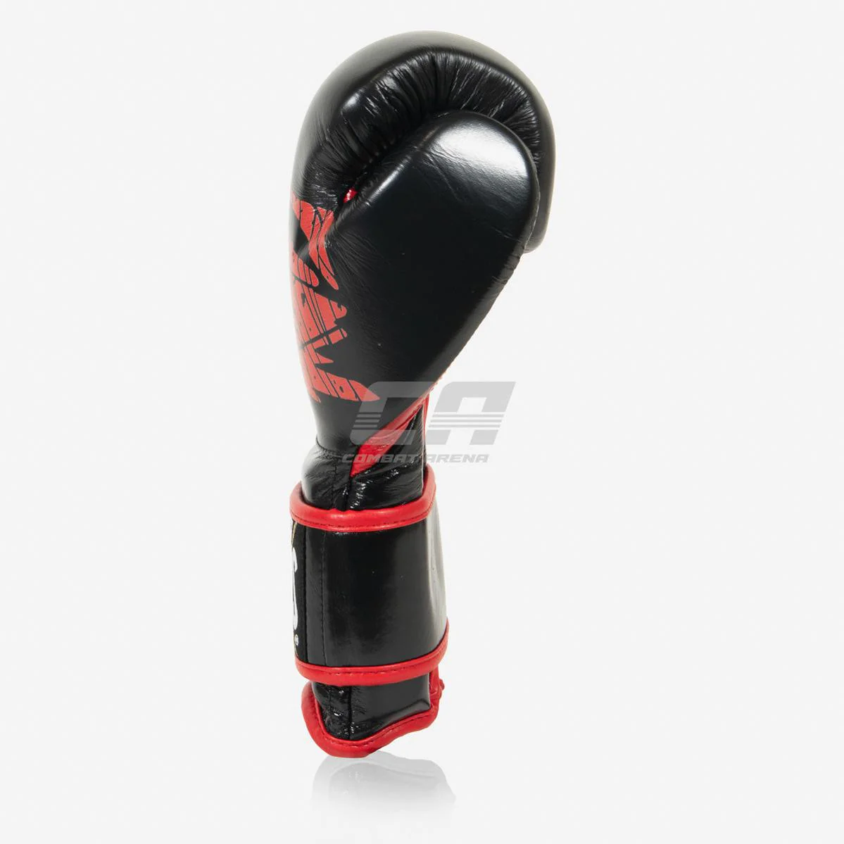 Guantes de boxeo Cleto Reyes Sparring CE6 Negro rojo Mexican  - Image 2