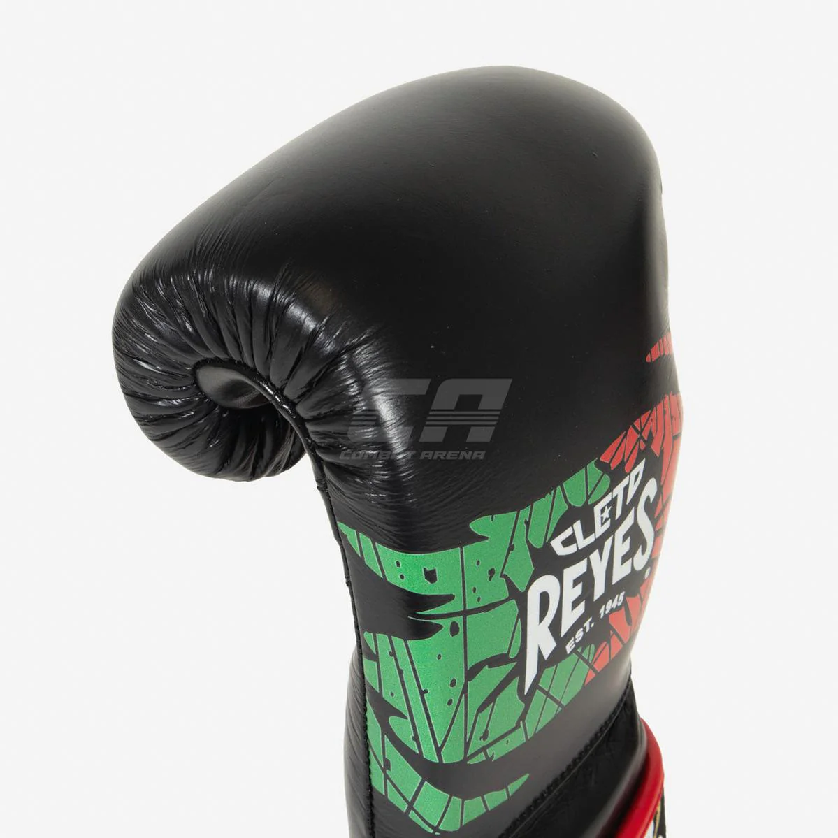 Guantes de boxeo Cleto Reyes Sparring CE6 Negro rojo Mexican  - Image 7