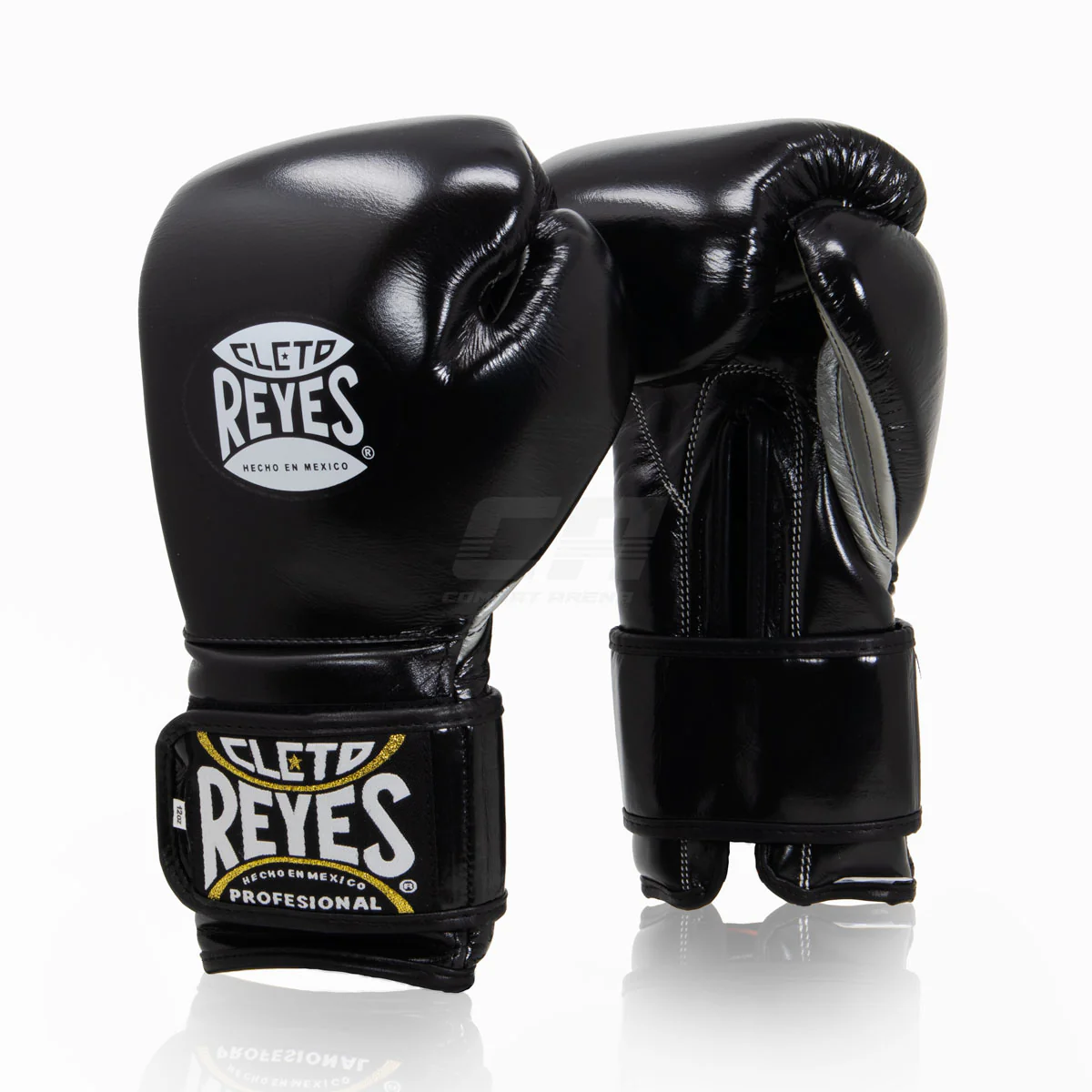 Guantes de boxeo Cleto Reyes Sparring CE6 Negro-Plata 