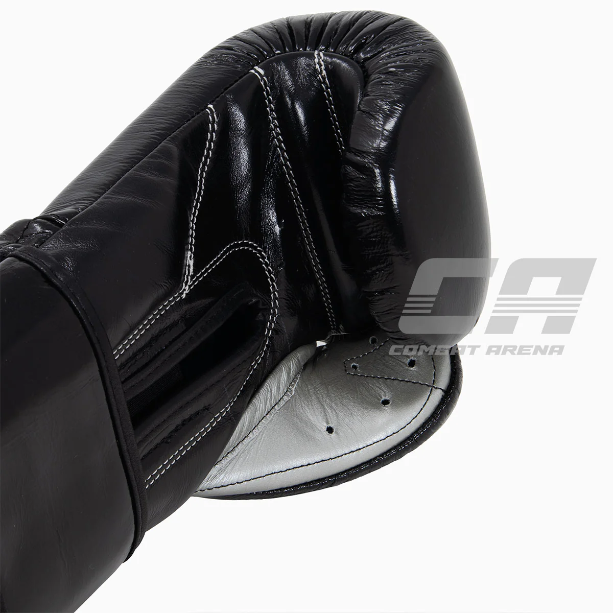 Guantes de boxeo Cleto Reyes Sparring CE6 Negro-Plata  - Image 12