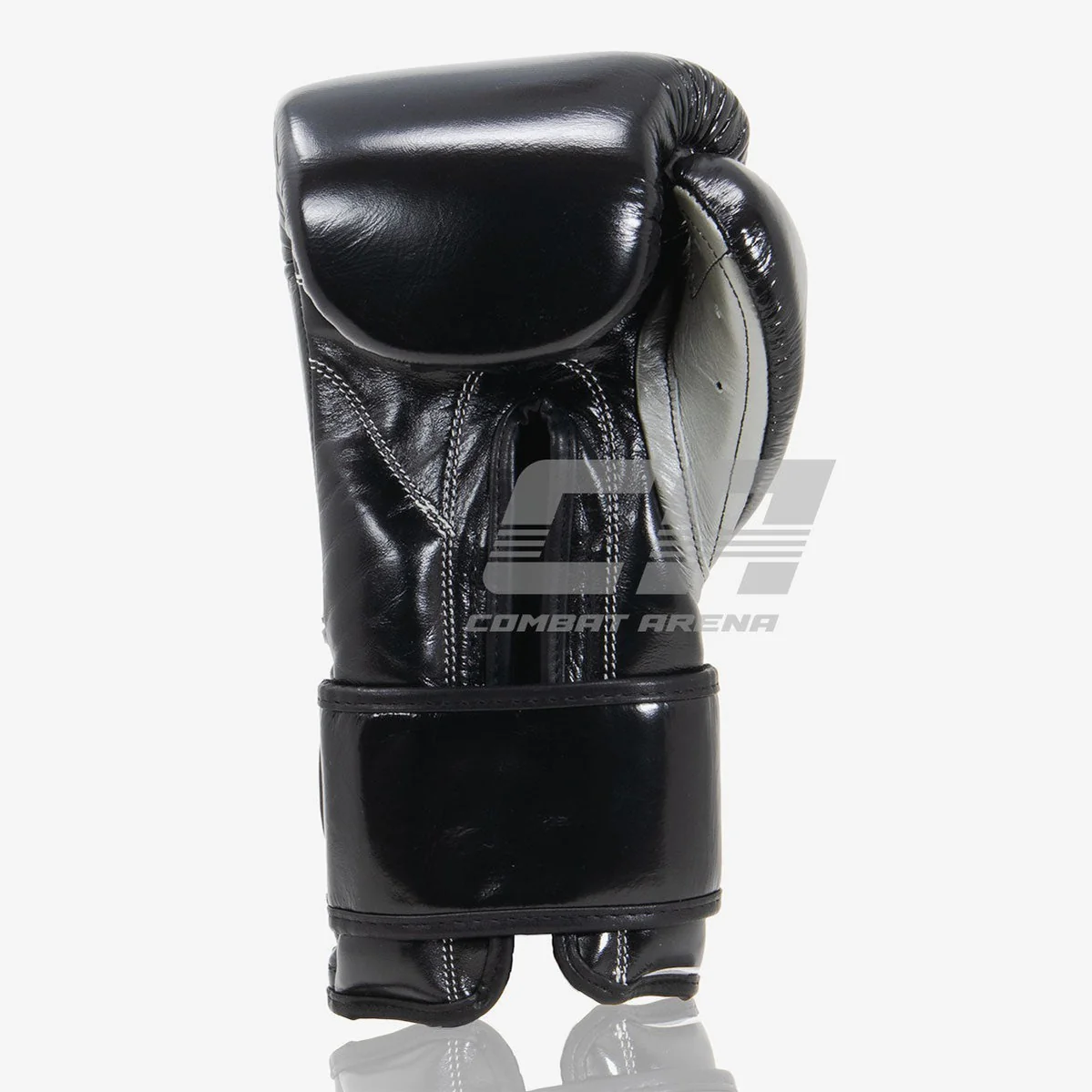 Guantes de boxeo Cleto Reyes Sparring CE6 Negro-Plata  - Image 4
